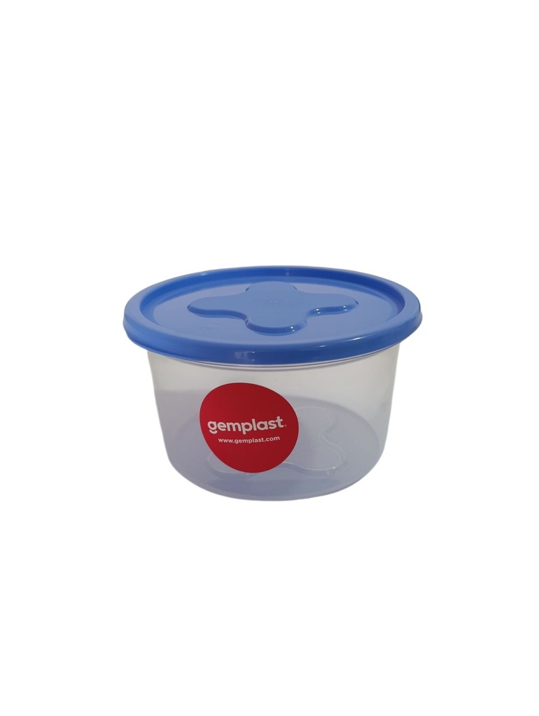 HERMETICO REDONDO 0,66 Lts.  "GEMPLAST"