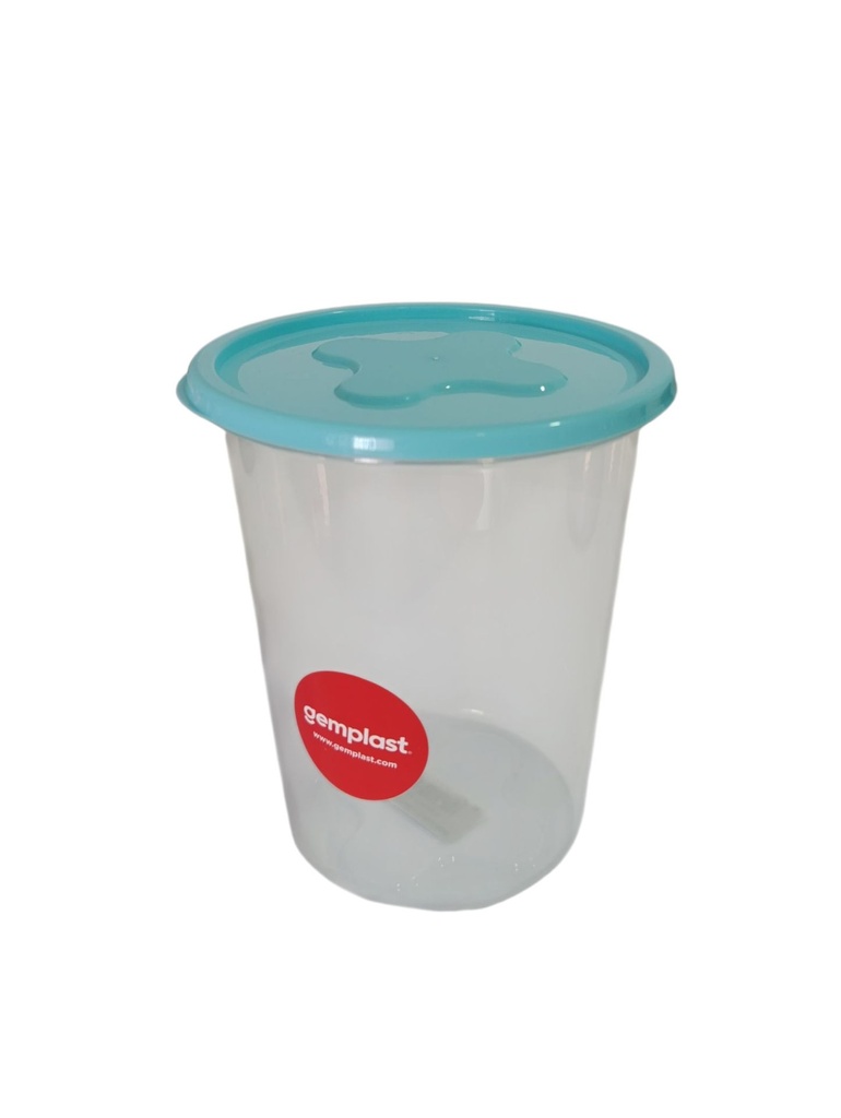 HERMETICO REDONDO 1,25 Lts.  "GEMPLAST"