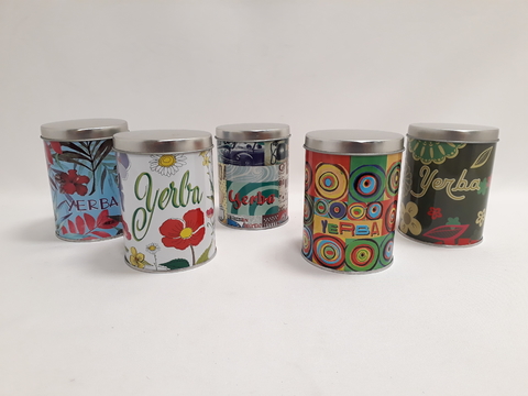 LATAS METAL AZUCAR/YERBA CHICA