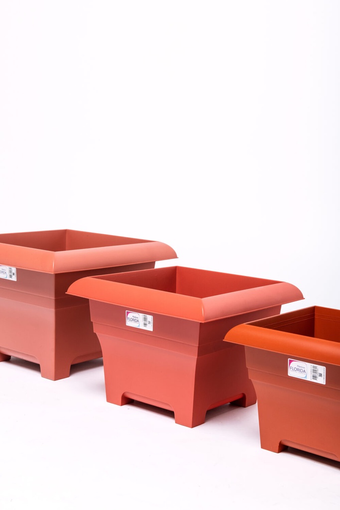 MACETA CUADRADA N°35 "FLORIDA"