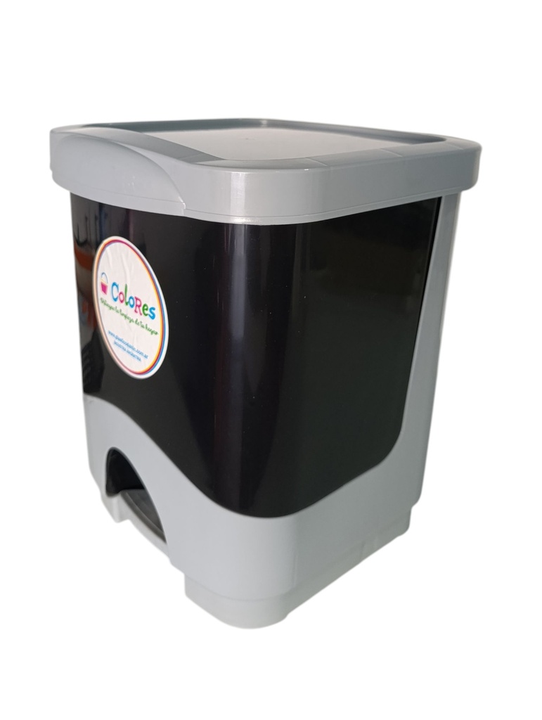 CESTO RESIDUO PEDAL 16 LTS "COLORES"