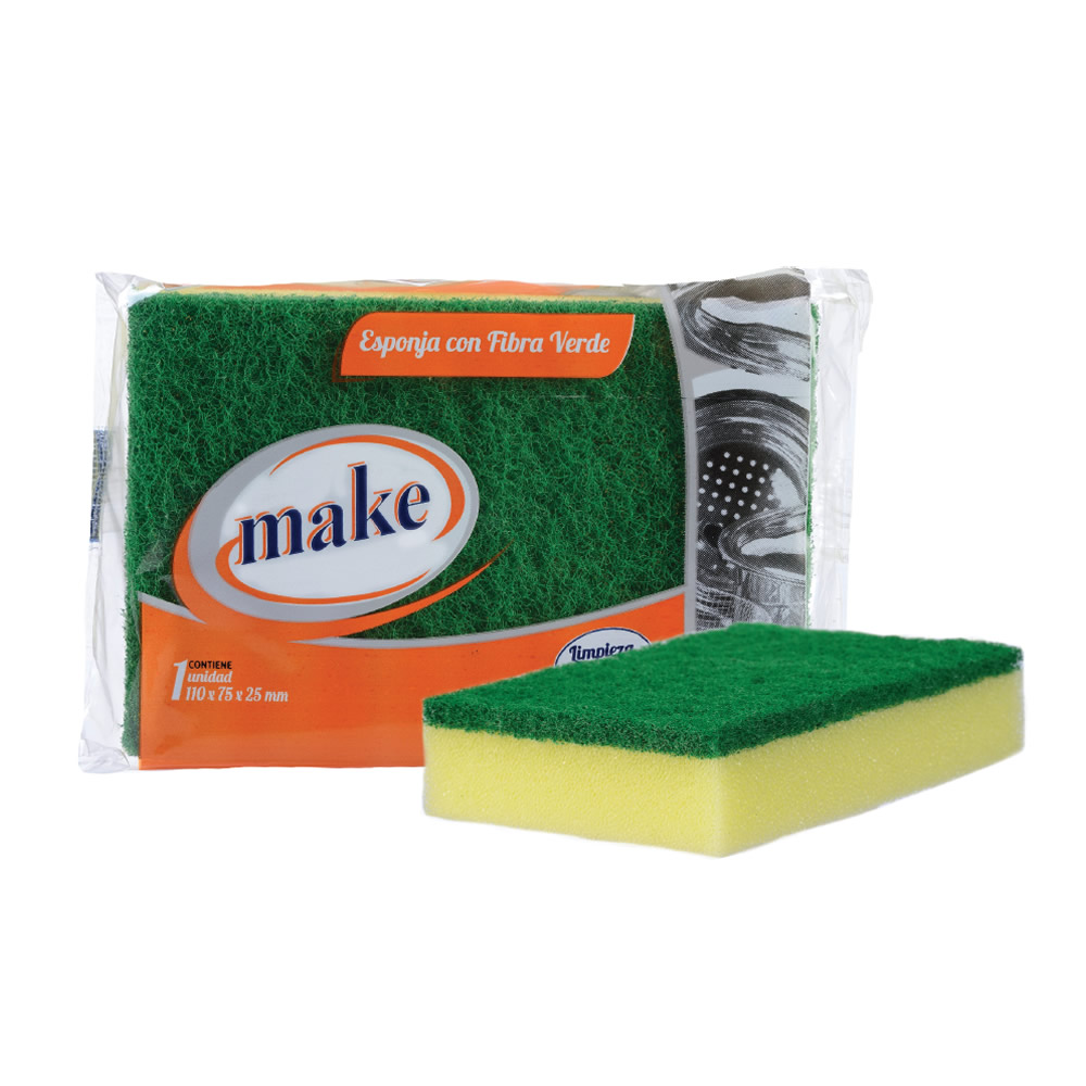 FIBRA ESPONJA CHATA POLIAMIDA "MAKE"