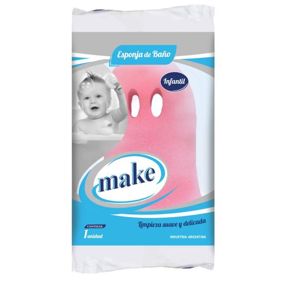ESPONJA BAÑO INFANTIL   "MAKE"