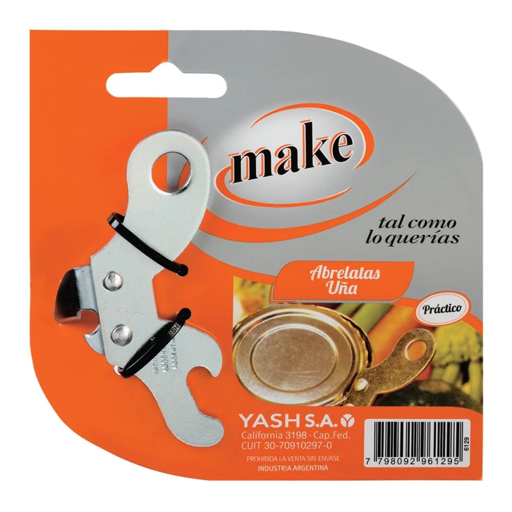 ABRELATAS UÑA  "MAKE"