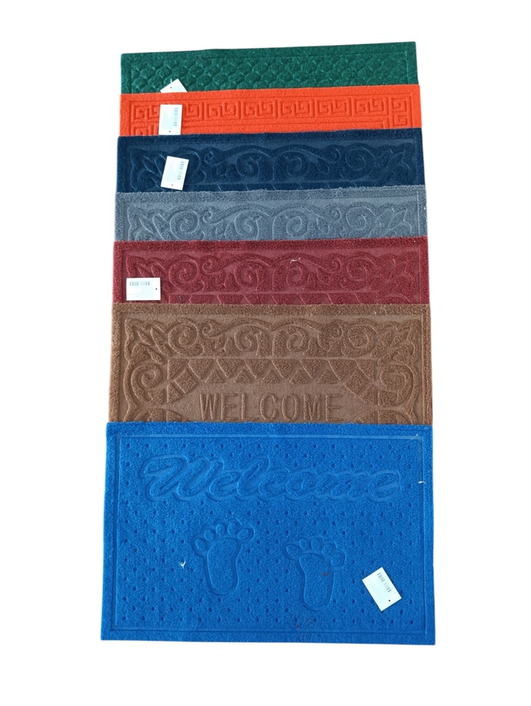 ALFOMBRA POLIESTER / GOMA  40 x 60 cm