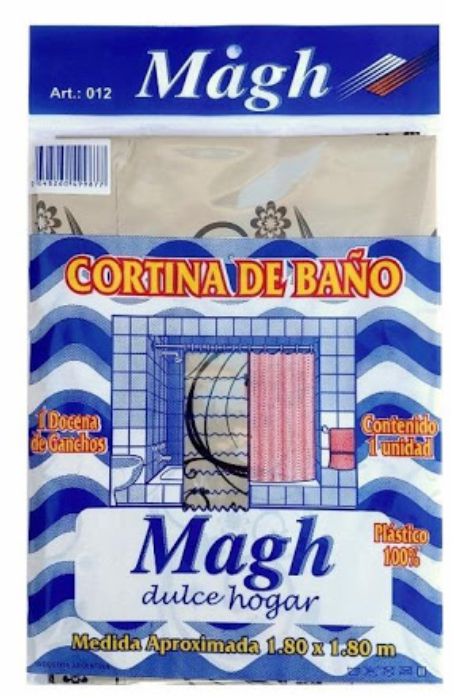 CORTINA DE BAÑO SIMPLE "MAGH"  