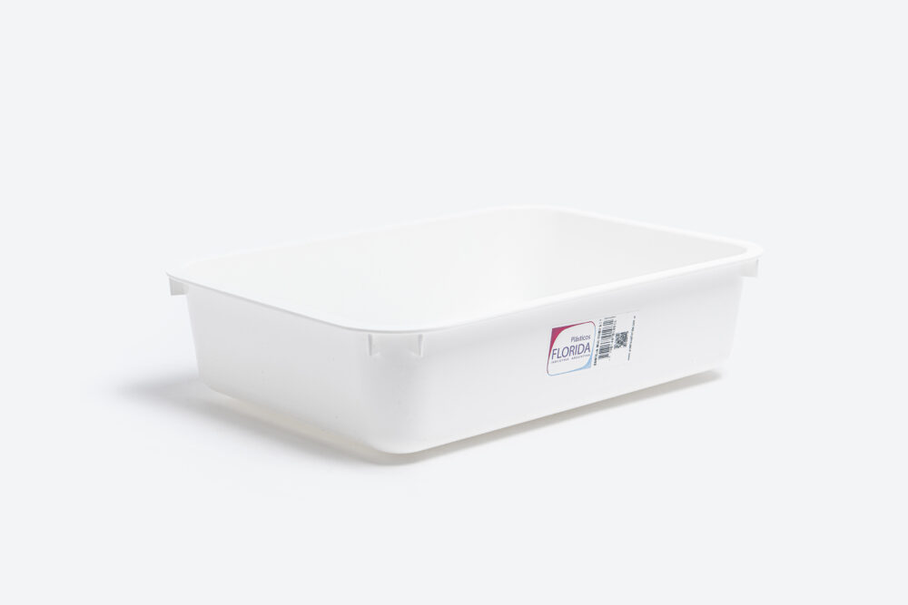 BATEA BLANCA 30x22x7 5 lts.
