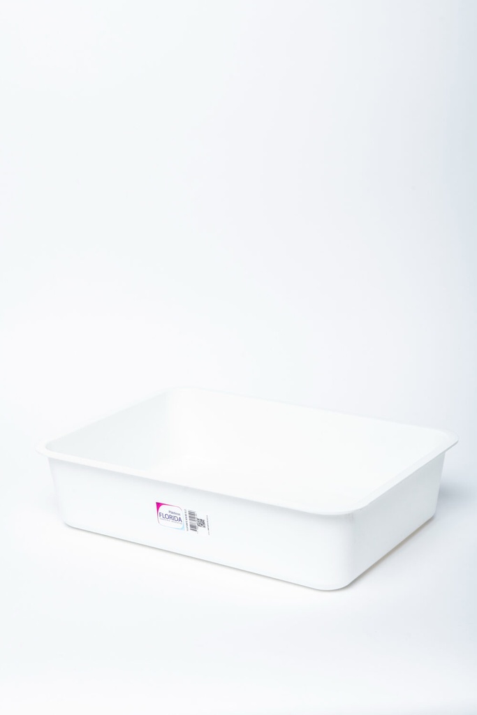 BATEA BLANCA 30x40x10  9,5 lts.