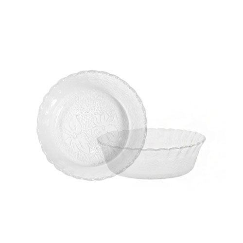 COMPOTERA VIDRIO ORQUIDEA  "DURAX"