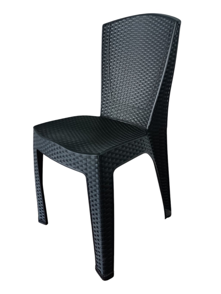 SILLA SIMIL RATAN NEGRO