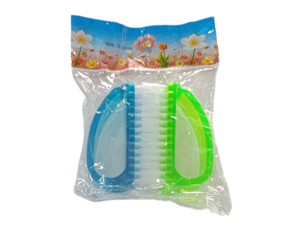 CEPILLO LIMPIA UÑAS X 2