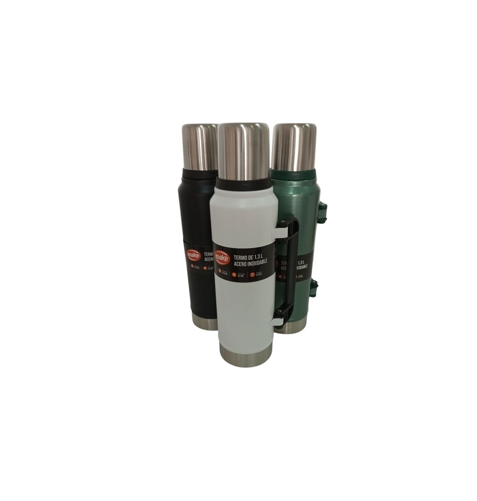 TERMO ACERO INOXIDABLE 1,3 LTS "MAKE"