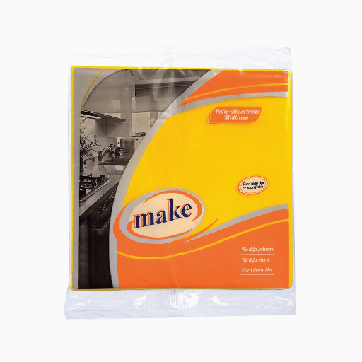 [107906] PAÑO AMARILLO 38 x 40 cm ENVASADO x 3 