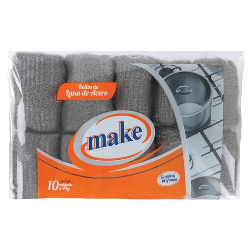 [107905] LANA DE ACERO ROLLITOS x 10