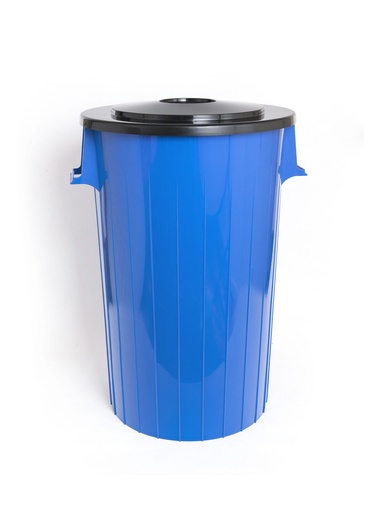 [8407] CESTO RESIDUOS 120 Lts. TAPA PLANA "FLORIDA"