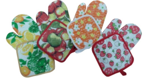 [U0020] MANOPLA + AGARRADERA TELA