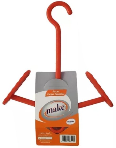 [6511] PERCHA CUELGA ZAPATILLAS  "MAKE"