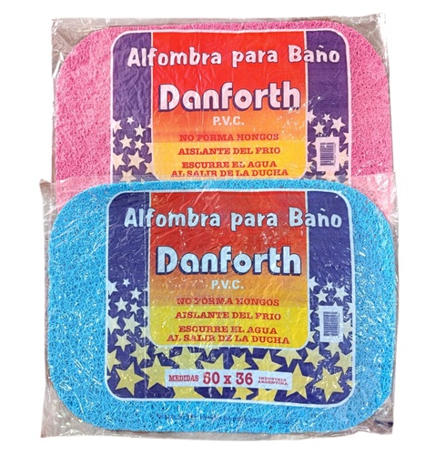 [PER1] ALFOMBRA BAÑO PLAST. "DANFORTH"
