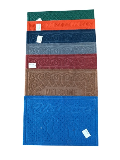 [U5009] ALFOMBRA POLIESTER / GOMA  40 x 60 cm