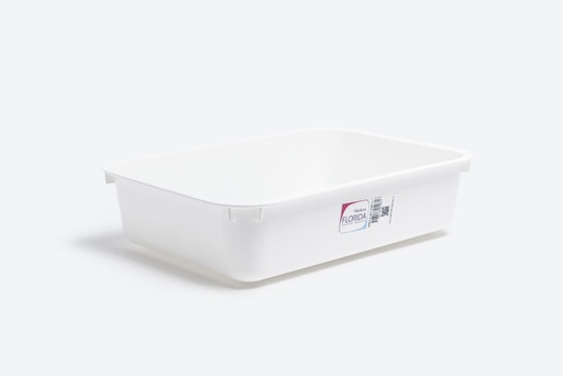 [8357] BATEA BLANCA 30x22x7 5 lts.