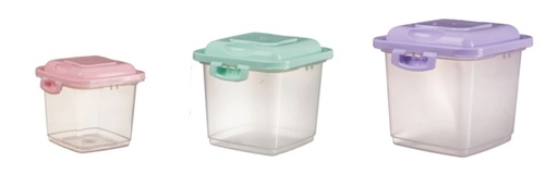 [100-] HERMETICOS CUADRADOS KLIP