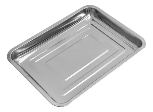 [U4003] ASADERA RECTANG. 32x22 cm.  AC.INOX.